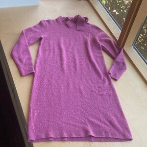 J. Crew Elegant Pink Sweater Dress